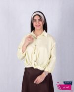 شومیز ساتن گره ای TAFFETA - Image 4