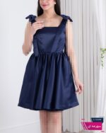 پیراهن مجلسی عروسکی سرشونه پاپیونی PANIZ - Image 2