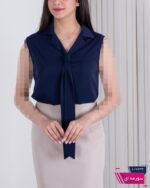 تاپ دخترونه یقه دار کرواتی VALERIE - Image 5