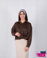 شومیز ساتن گره ای TAFFETA - Image 3