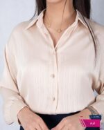 شومیز ساتن راه راه مارشال ARAS - Image 7