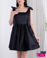 پیراهن مجلسی عروسکی سرشونه پاپیونی PANIZ - Image 4