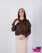 شومیز ساتن گره ای TAFFETA - Image 2