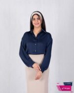 شومیز ساتن راه راه مارشال ARAS - Image 5