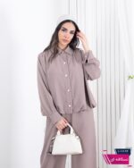 ست مانتو و شلوار پایین چین MODENA  304 - Image 5