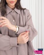 ست مانتو و شلوار پایین چین MODENA  304 - Image 3