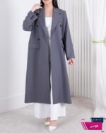 مانتو بلند تک جیب زارا MOSSELLI - Image 7
