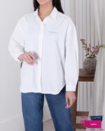 شومیز کتان وارداتی HXZ/THE TIME - Image 6