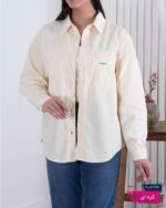 شومیز کتان وارداتی تک جیب FASHION - Image 5