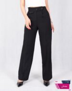 شلوارپارچه ای دخترونه نیم بگ کج راه ONE MORE 1395 - Image 9