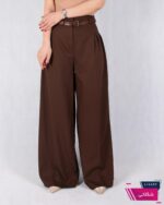 شلوار پارچه ای بگ پیله دار ONE MORE 1341 - Image 6