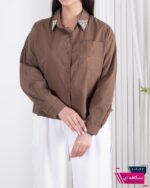 شومیز یقه مروارید تک جیب Y.T - Image 8