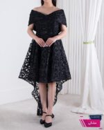 پیراهن مجلسی پشت بلند چمنی پاپیون SERA BELLA
