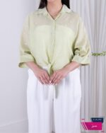 شومیز شیشه ای پاپیون - Image 4