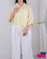 شومیز شیشه ای پاپیون - Image 3