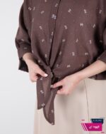 شومیز شیشه ای پاپیون - Image 11