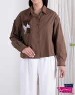 شومیز تک جیب تدی پاپیون Y.T - Image 4