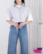 وست راه راه جیب تدی MISS POPO - Image 8
