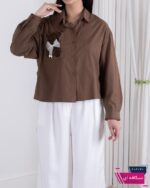 شومیز تک جیب تدی پاپیون Y.T - Image 5