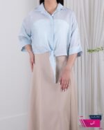 شومیز شیشه ای پاپیون - Image 7