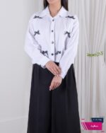 شومیز پاپیون MILI MODE/MIU - Image 3