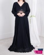 پیراهن مجلسی سایز بزرگ پلیسه SHANA2662 - Image 2