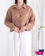 شومیز وارداتی پایین گت خامه دوزی WEIDU - Image 2