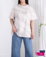 تیشرت وارداتی سنگشور نگینی DIOR - Image 5