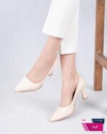 کفش پاشنه جلو فلز نگین ZARA