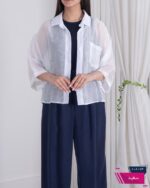 شومیز تک جیب شیشه ای DALBOR - Image 4