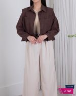 شومیز لینن دو جیب پایین گت PAGON - Image 9
