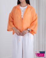شومیز شیشه ای پایین بندی MANGO - Image 2
