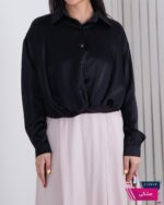 شومیز ساتن گره ای TAFFETA - Image 5