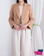 کراپ کت آستین دکمه VALERIE - Image 2