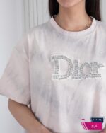 تیشرت وارداتی سنگشور نگینی DIOR - Image 4