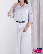 شومیز پلنگی پایین کش PRADA/LUFIA