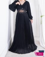 پیراهن مجلسی سایز بزرگ پلیسه SHANA2662
