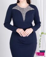پیراهن مجلسی جلو سنگدوزی کمر پیلهV&E - Image 3