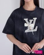 تیشرت وارداتی سنگشور نگینی LV - Image 3