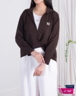 شومیز دو تیکه سیلک SADAF/MIU MIU - Image 11