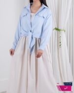 شومیز وارداتی گره ای جیب نما FASHION - Image 5