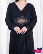 پیراهن مجلسی سایز بزرگ پلیسه SHANA2662 - Image 4