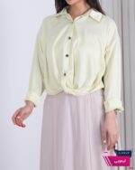 شومیز ساتن گره ای TAFFETA - Image 7