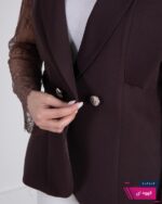 کت مازراتی آستین گیپور BENITA - Image 4