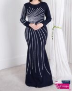 پیراهن مجلسی آستین و بغل خورشیدی V&E - Image 6