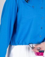 شومیز لینن دو جیب پایین گت PAGON - Image 7