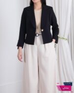 کراپ کت آستین دکمه VALERIE - Image 5