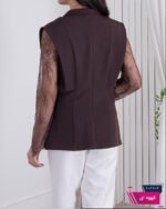 کت مازراتی آستین گیپور BENITA - Image 5