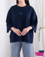 تیشرت دخترونه باکسی گلدوزی LOEWE - Image 6
