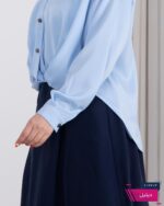 شومیز ساتن گره ای TAFFETA - Image 9